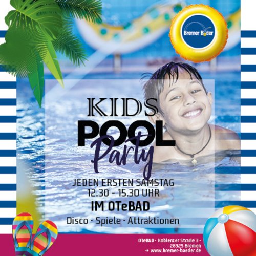 Save the Date! Am Samstag, 06. April findet im OTeBAD wieder unsere beliebte Kids Pool Party statt! Kommt vorbei, wenn...